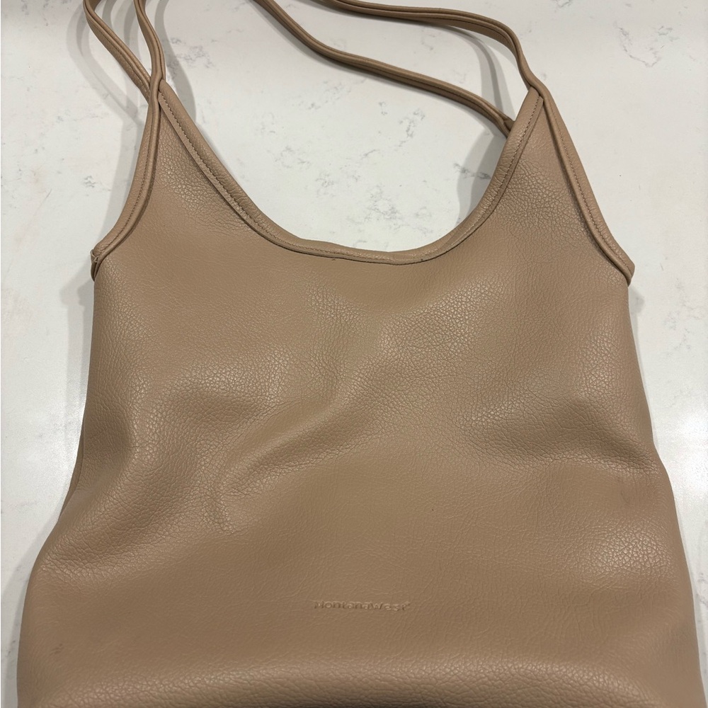 Tan Leather Shoulder Bag